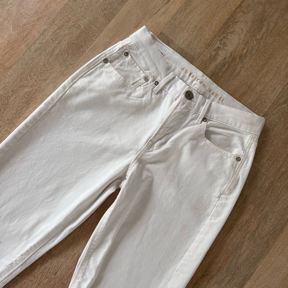 American Eagle Cream White Women’s Jeans - Picture 3 of 6